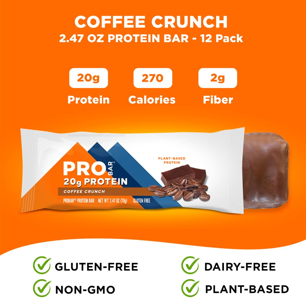 PROBAR ingredientes integrales y café molido para energía natural y sabor