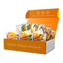 PROBAR empaque frontal mostrando variedad de sabores y conveniencia