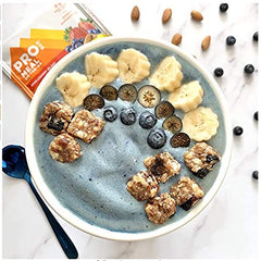 PROBAR ingredientes visibles como avena, semillas y nueces, beneficio natural