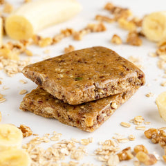 PROBAR primer plano de textura con avena y nueces que aporta saciedad