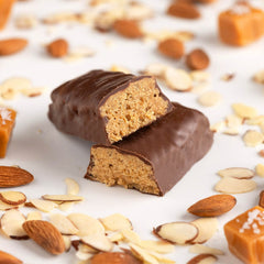 PROBAR primer plano de textura con caramelo y chocolate para apetito satisfecho