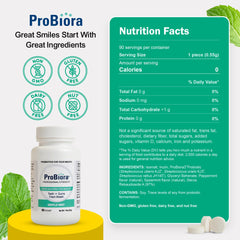 ProBiora Health caja abierta con 90 tabletas para suministro mensual