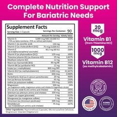 ProCare Health etiqueta con lista de nutrientes y transparencia en ingredientes