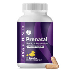 ProCare Health envase frontal del multivitamínico bariátrico con claridad de beneficios
