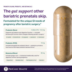 ProCare Health primer plano de la textura de la cápsula que sugiere pureza