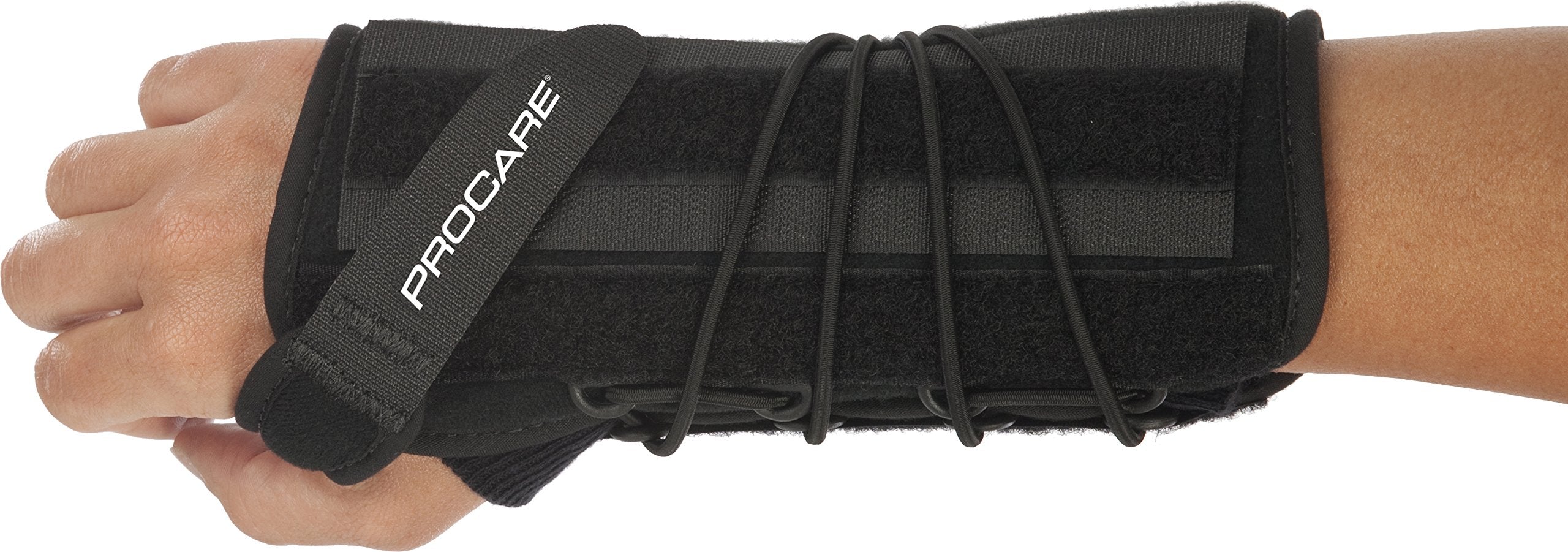 ProCare Quick-Fit Wrist II vista frontal mostrando ajuste cómodo y cobertura completa