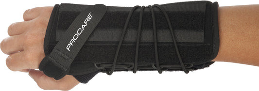 ProCare Quick-Fit Wrist II vista frontal mostrando ajuste cómodo y cobertura completa