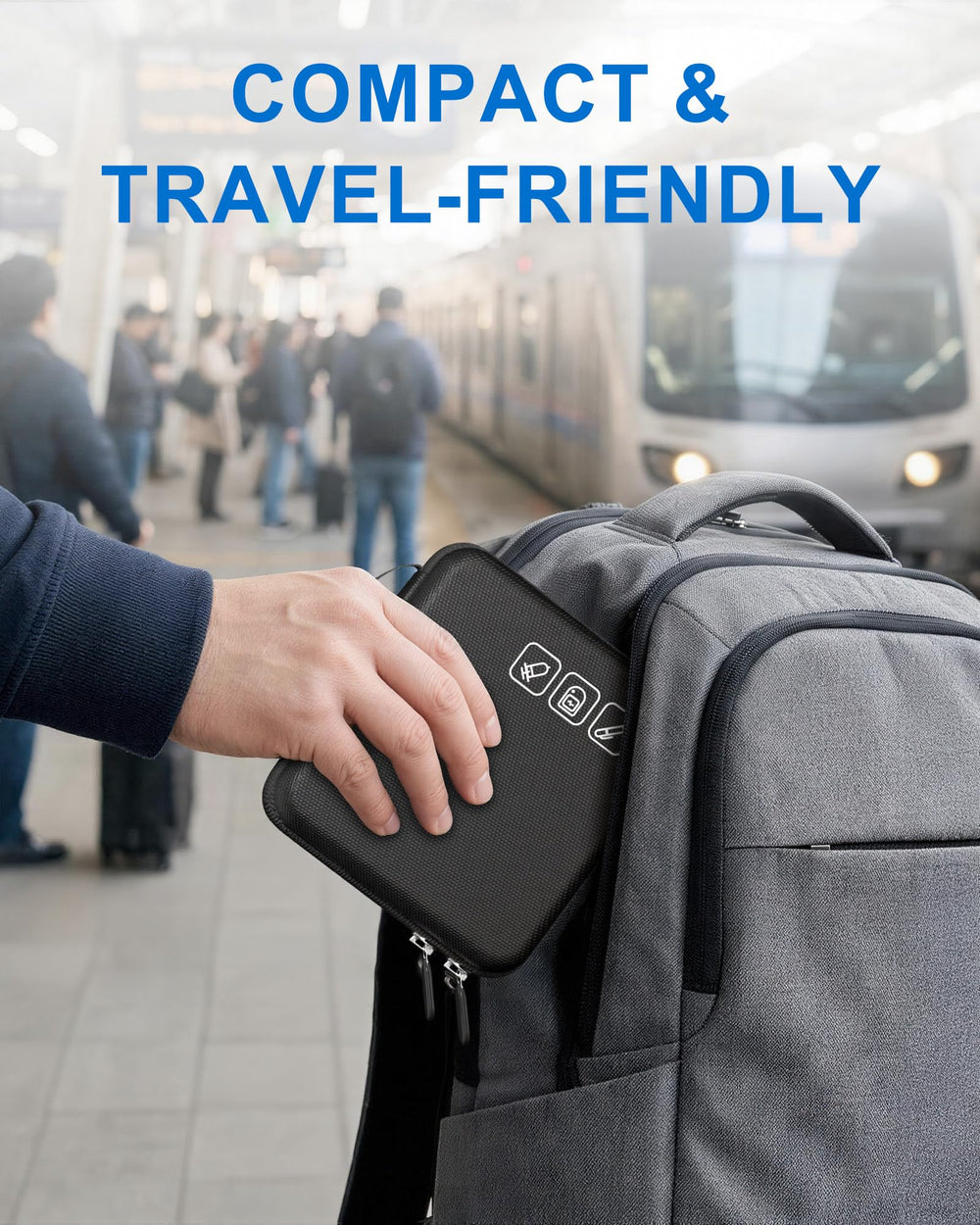 ProCase manilla y cremalleras suaves facilitan transporte seguro