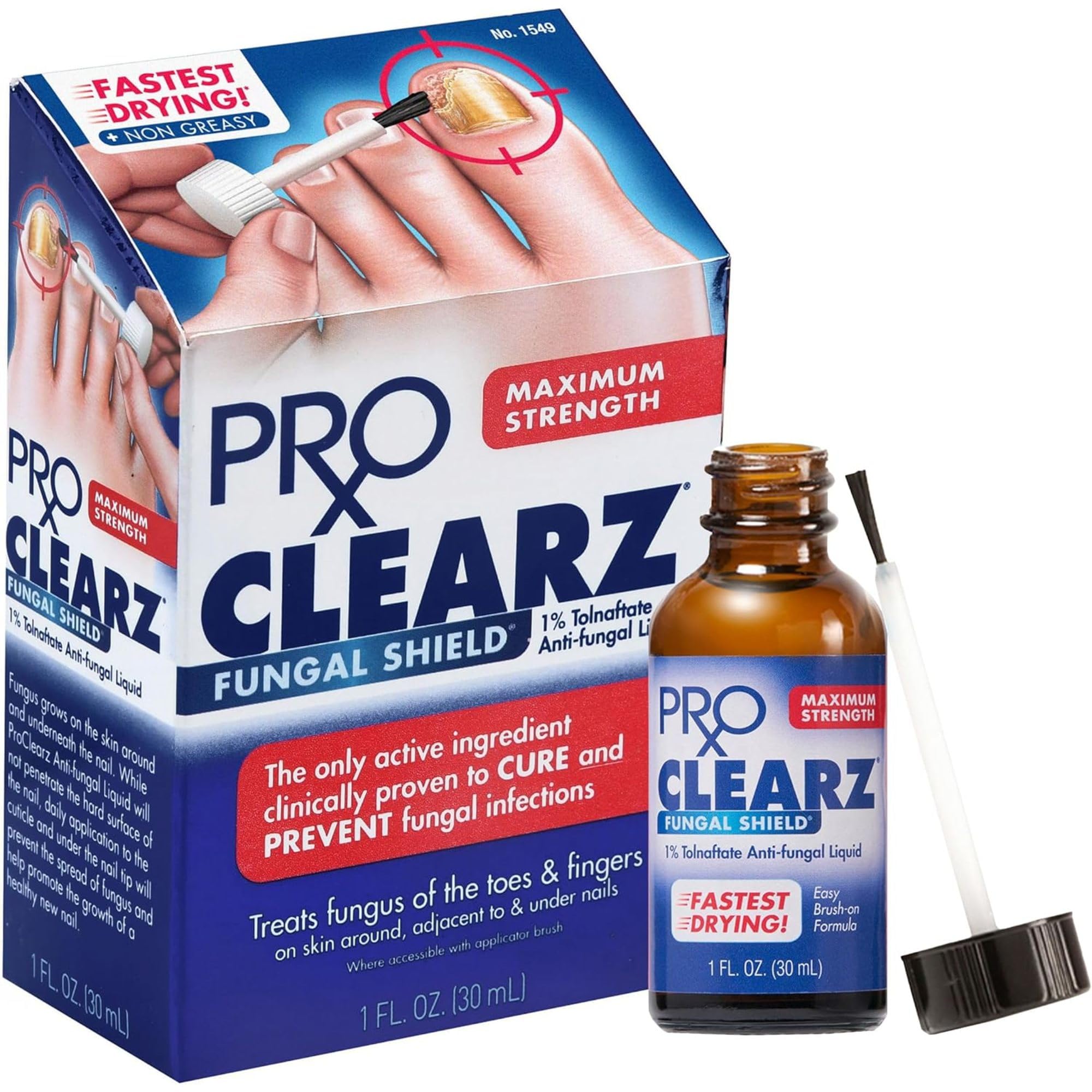 ProClearz envase frontal mostrando etiqueta y beneficios visibles