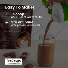 ProDough persona en gimnasio disfrutando batido tras entrenamiento eficiente
