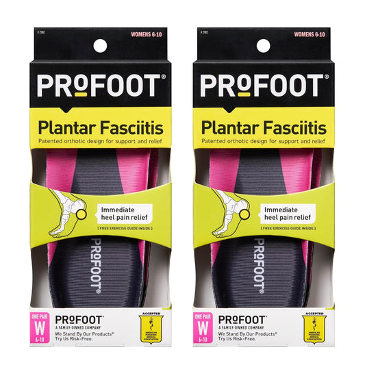 PROFOOT imagen frontal del empaque mostrando dos pares y beneficios inmediatos