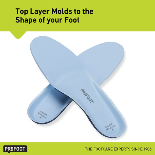 PROFOOT detalle de la textura Vita-Foam que ofrece amortiguación adaptable