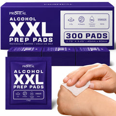 ProHeal empaque frontal mostrando 300 toallitas, ideal para suministro prolongado