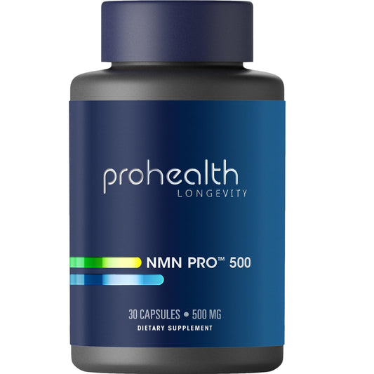 ProHealth frasco frontal mostrando etiqueta clara y confianza de marca