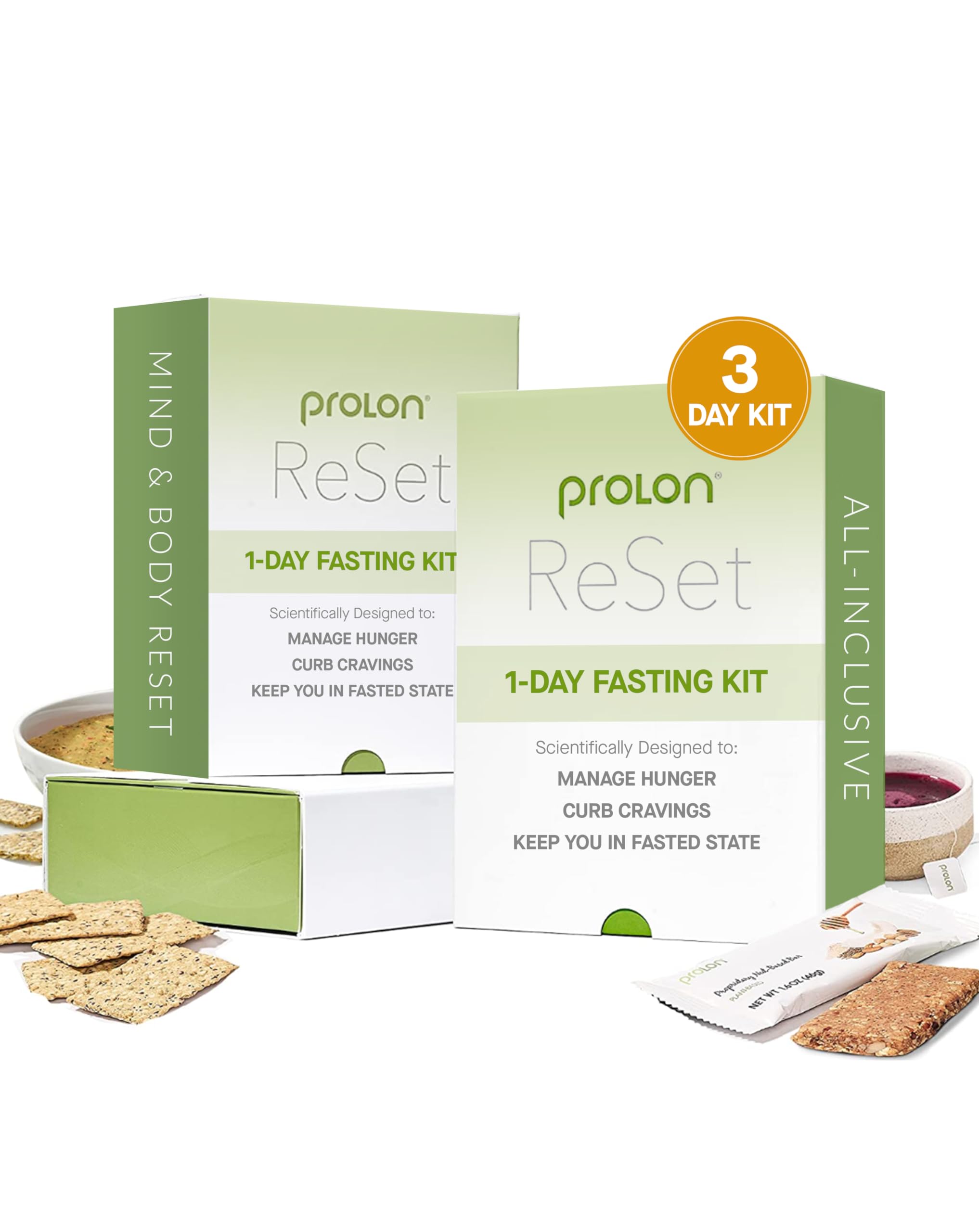 Prolon kit frontal mostrando empaques individuales y conveniencia