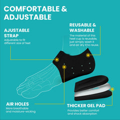 Promifun protector dentro de zapato deportivo, sujeción estable y confort
