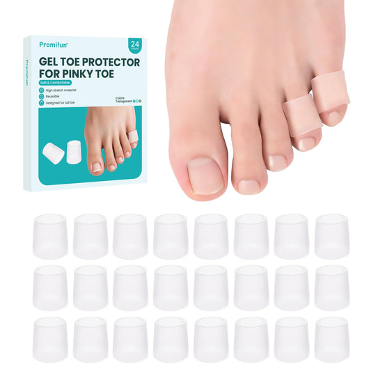 Promifun paquete frontal de 24 fundas protegen meñique cómodamente
