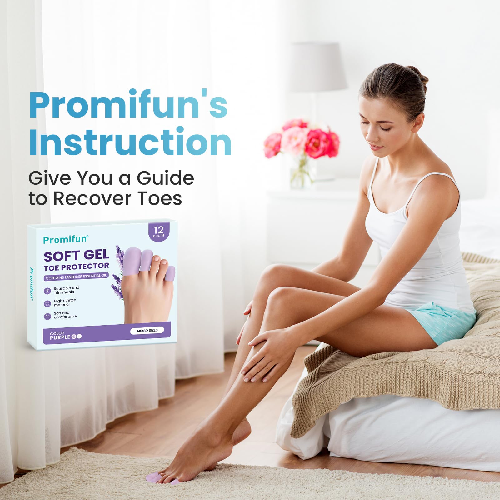 Promifun fragancia lavanda destacada para confort aromático suave