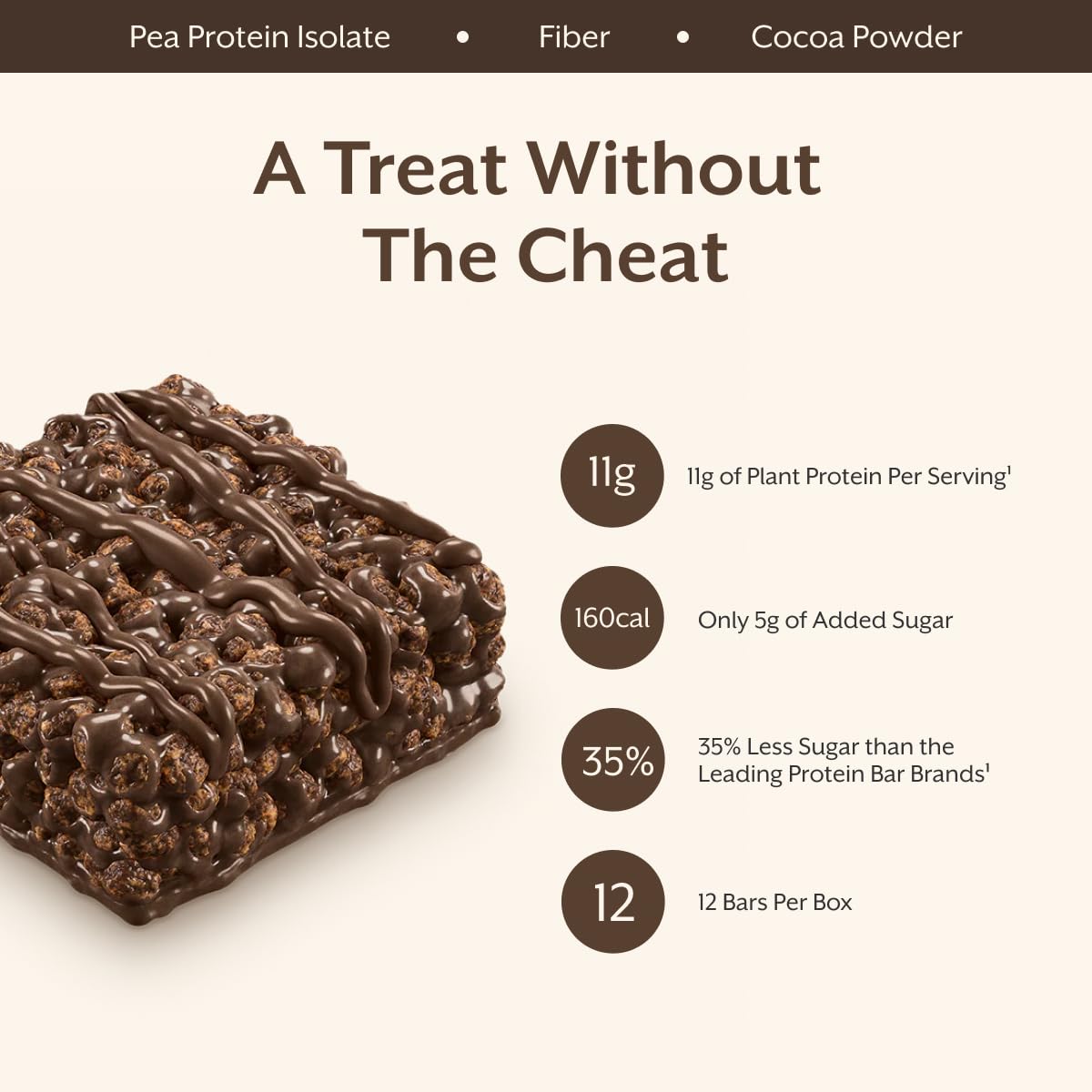 Promix Nutrition primer plano de la textura crujiente que resalta sabor y ligereza