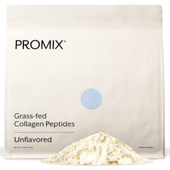 ProMix Nutrition vista frontal del envase mostrando tamaño y etiqueta, conveniencia.