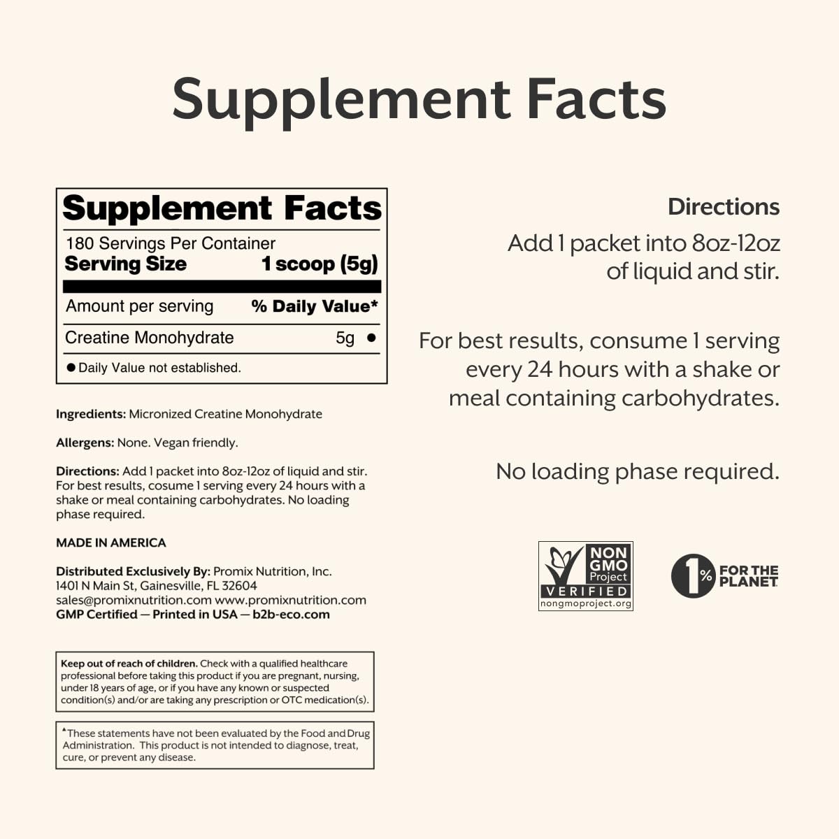 ProMix Nutrition etiqueta NSF Certified for Sport para seguridad