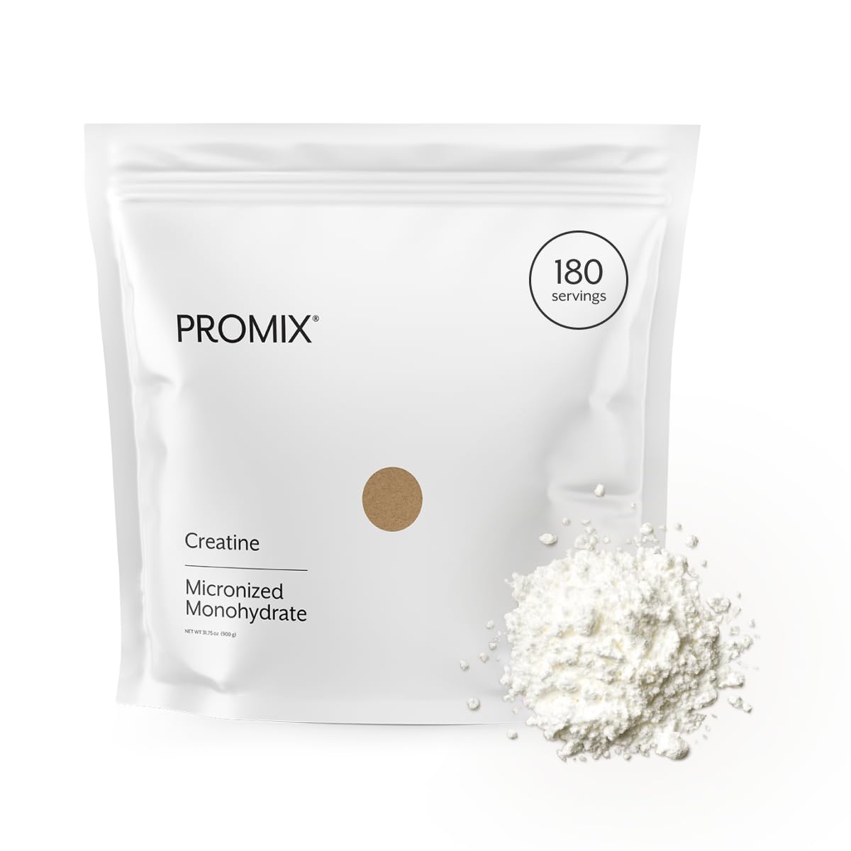 ProMix Nutrition envase frontal mostrando el tamaño y 180 servicios