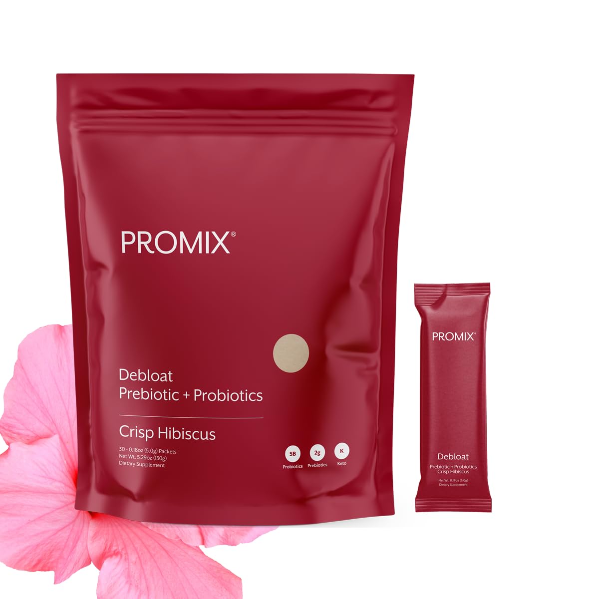 ProMix envase frontal mostrando diseño y beneficios visibles