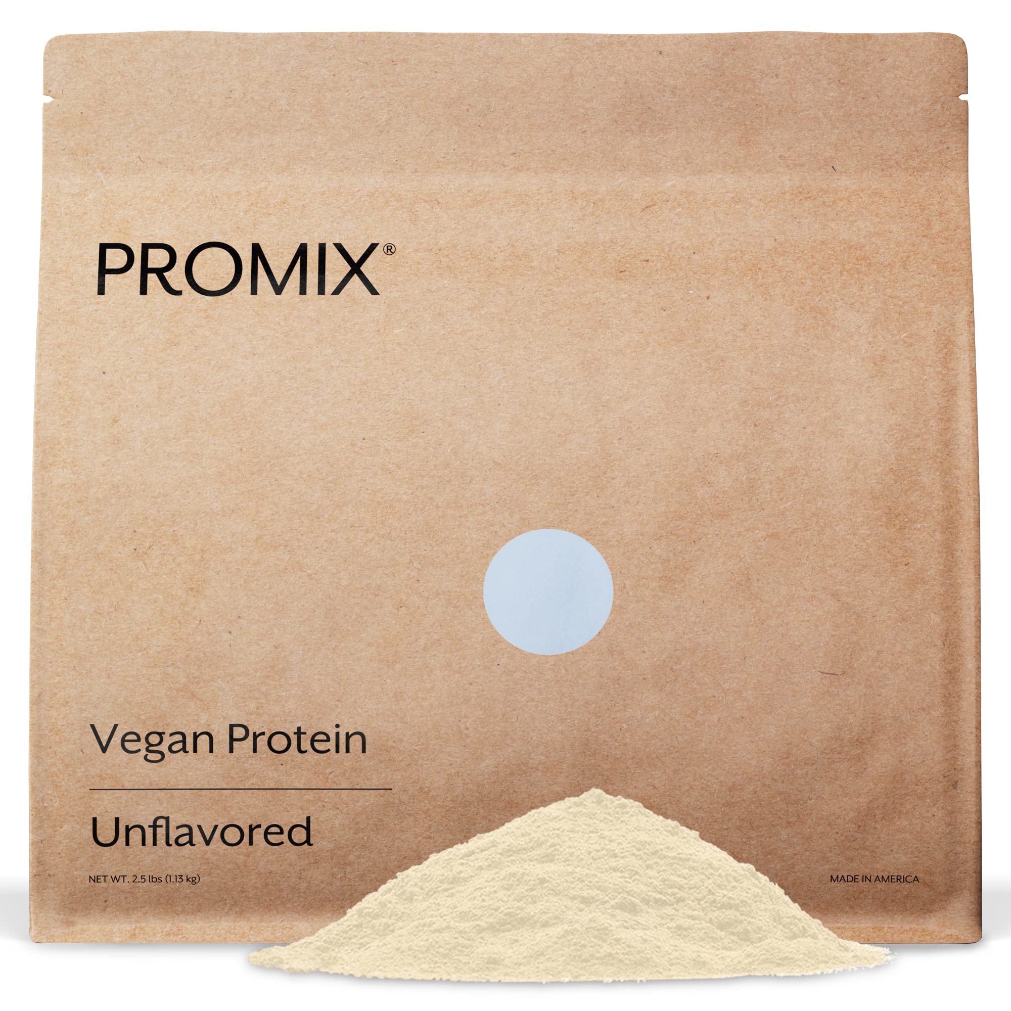 ProMix frente del envase mostrando 2.5 lb y diseño claro, confianza en la calidad