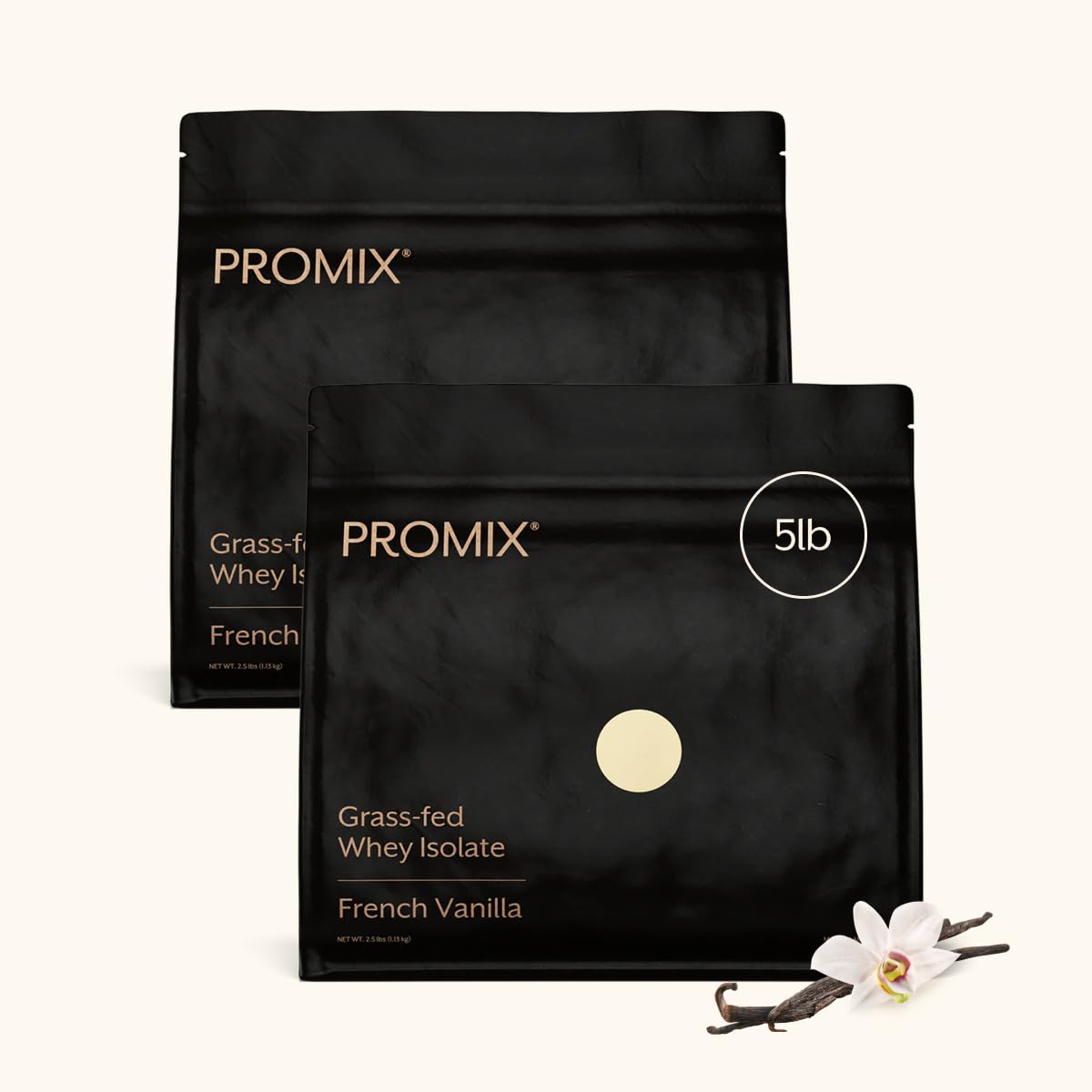 ProMix frontal del envase 5 lb mostrando etiqueta clara y beneficios
