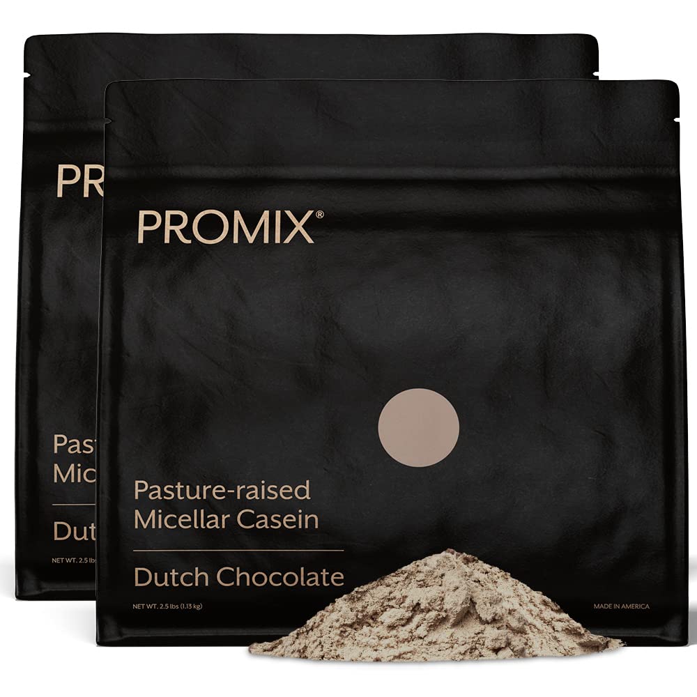Promix Nutrition Casein, bote de proteína, liberación lenta para la noche