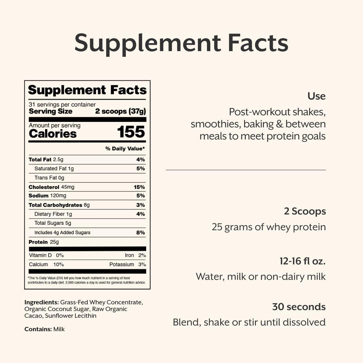 Envase ProMix Nutrition en manos para comparar tamaño y porciones