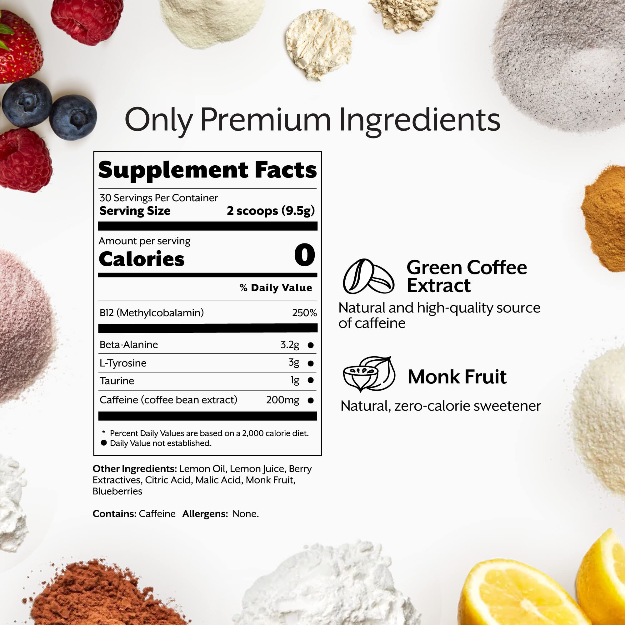 Etiqueta ProMix Nutrition con lista de ingredientes y dosis transparentes para tranquilidad del usuario