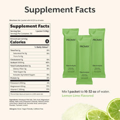 Etiqueta de ProMix Nutrition con ingredientes trazables y garantía de calidad