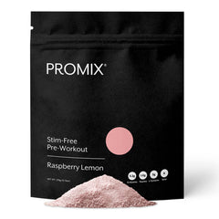 ProMix Nutrition frente del envase mostrando sabor frambuesa-limón