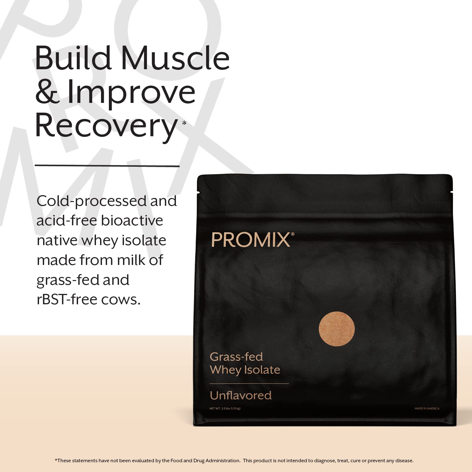 ProMix Nutrition textura del polvo cercana que muestra mezcla fina y fácil disolución