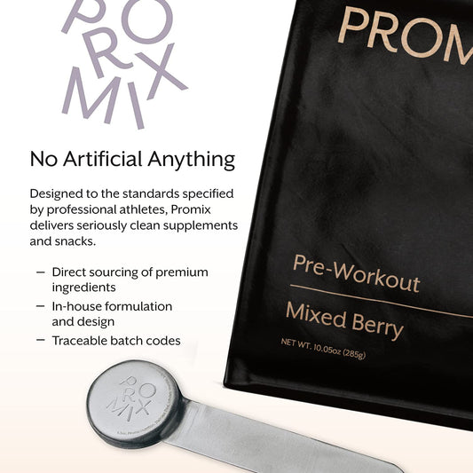 Polvo ProMix Nutrition textura cercana, mezcla instantánea y sin grumos para disolución rápida