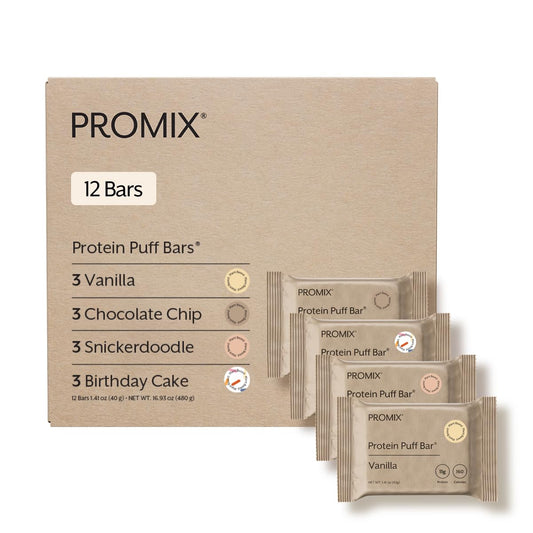 ProMix Nutrition empaque frontal mostrando la variedad y la proteína