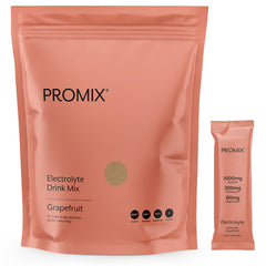 ProMix pomelo frontal del empaque mostrando 30 sobres y claridad de ingredientes