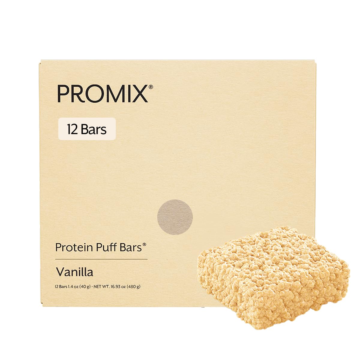 ProMix Nutrition empaque frontal que muestra sabor y cantidad práctico