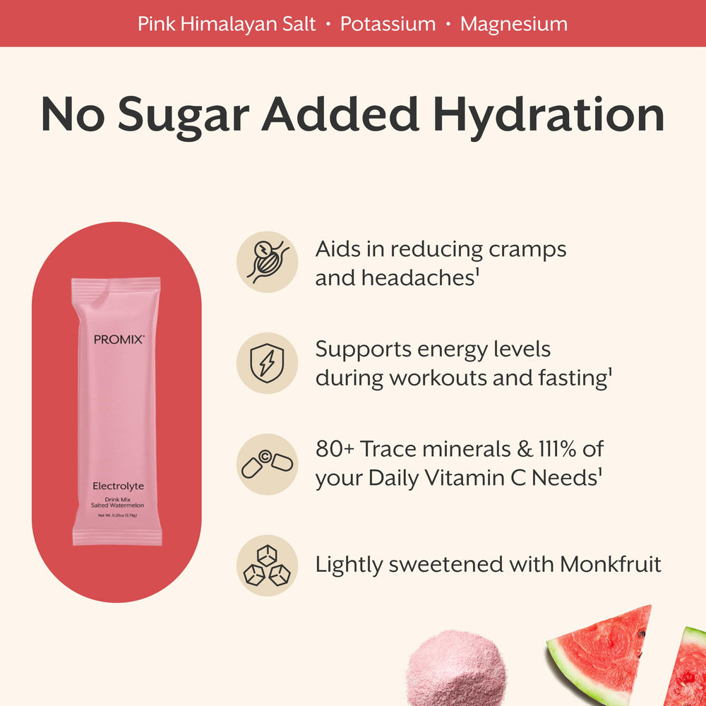 ProMix Nutrition stick monodosis detalle del empaque fácil de transportar