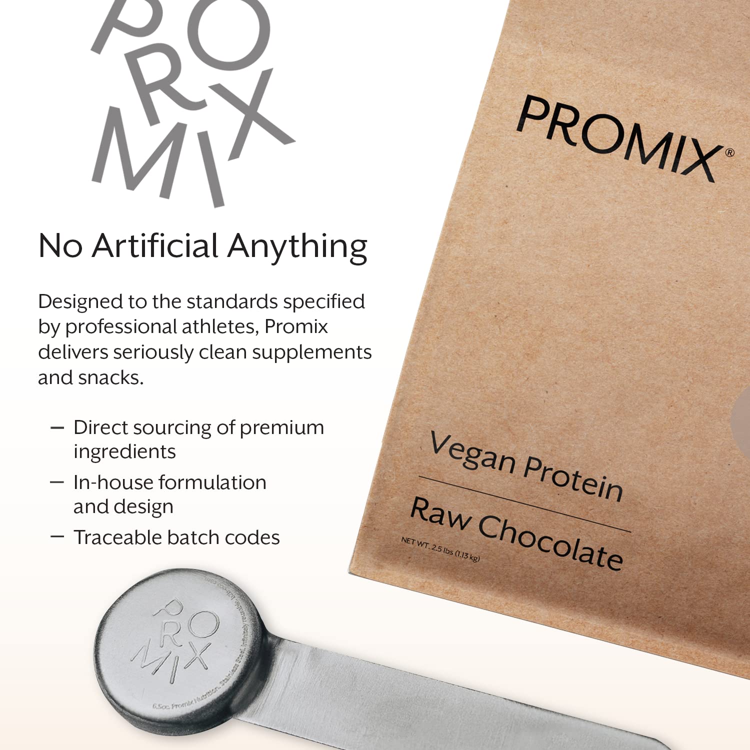 ProMix envase junto a equipo de gimnasio, ideal para deportistas veganos