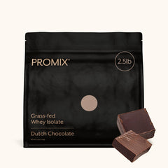ProMix Nutrition envase frontal mostrando sabor chocolate y beneficios limpios