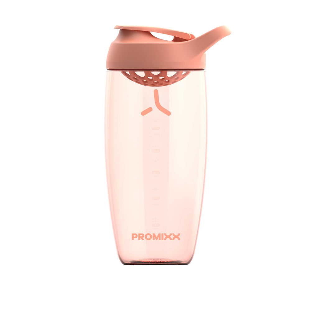PROMIXX vista frontal del shaker claro, mezcla homogénea rápida
