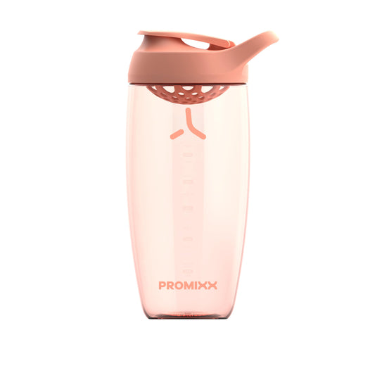 PROMIXX vista frontal del shaker claro, mezcla homogénea rápida