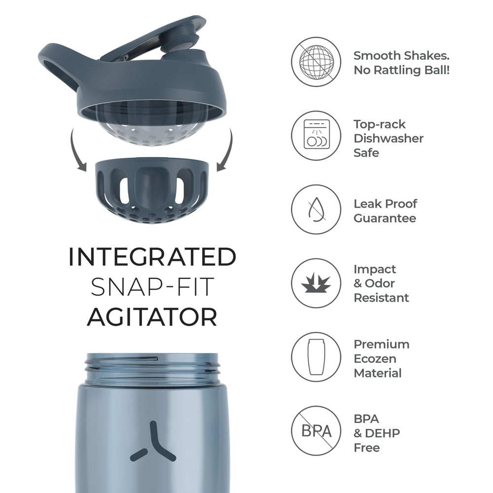 PROMIXX boca ancha para limpieza fácil, enjuague rápido diario