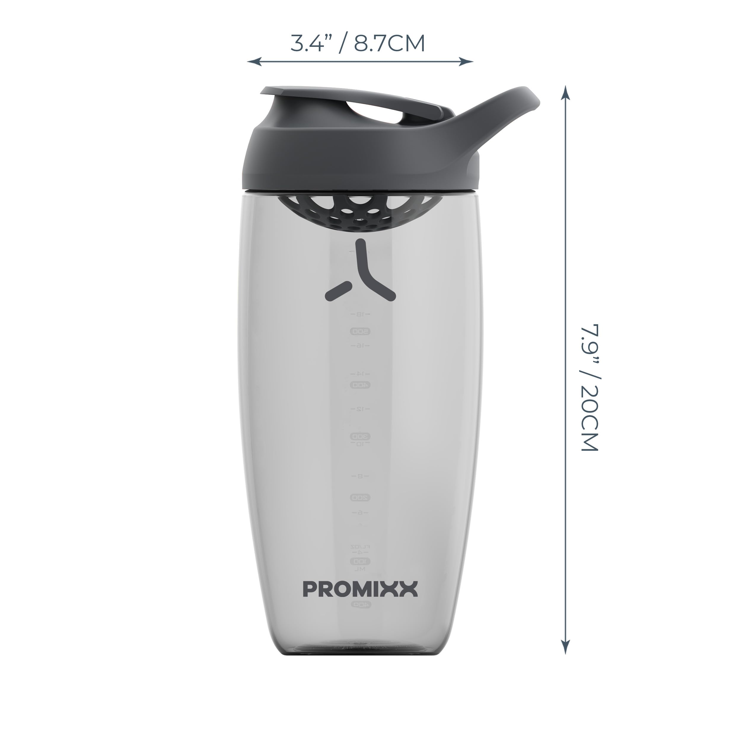 PROMIXX textura ECOZEN transparente, material resistente sin olores