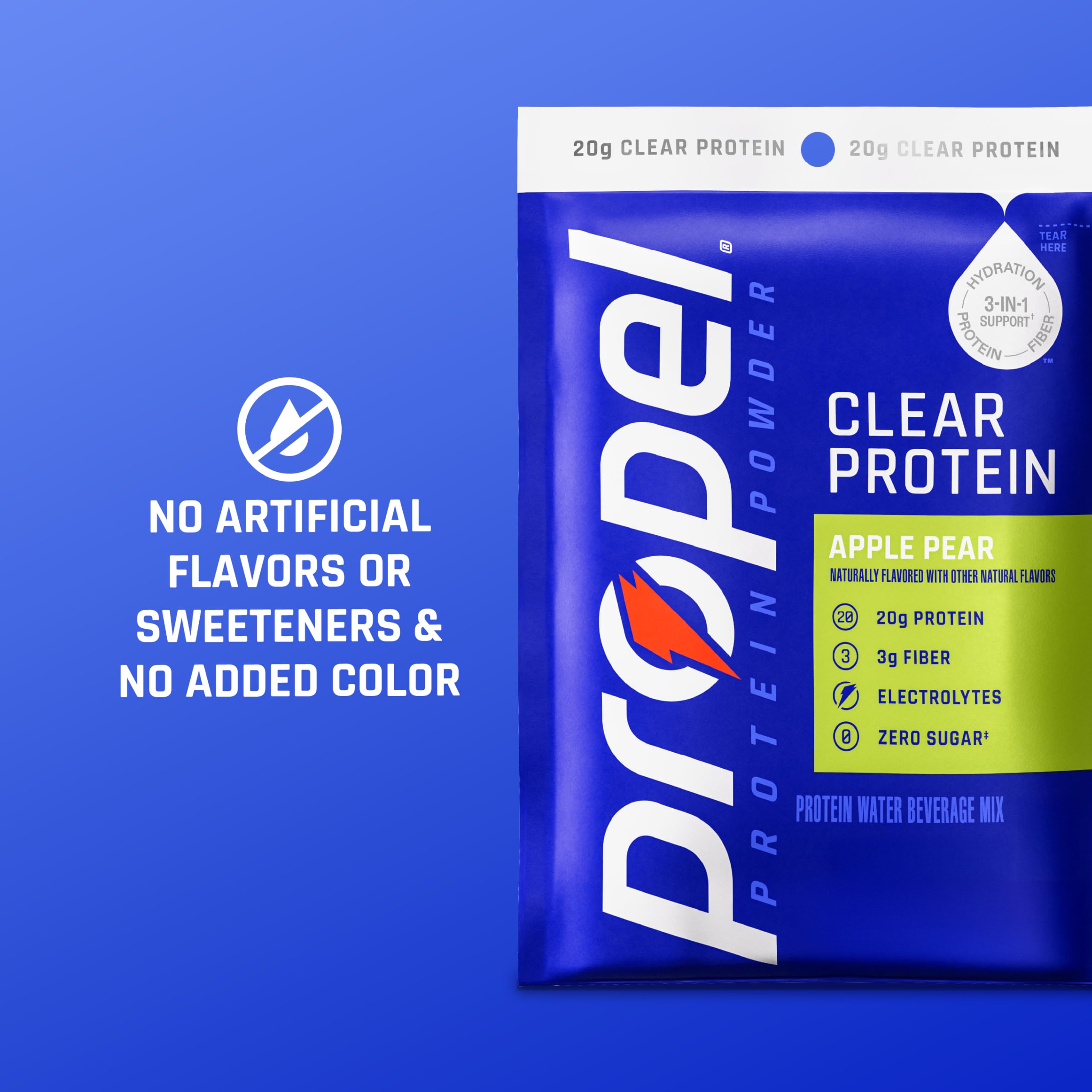Escena de cocina con Propel listo para mezclar, práctica en la rutina diaria