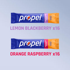 Propel sobres dentro del pouch listos para llevar y usar