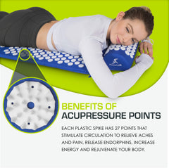 ProSource almohada cervical en uso apoyando el cuello y reduciendo tensión