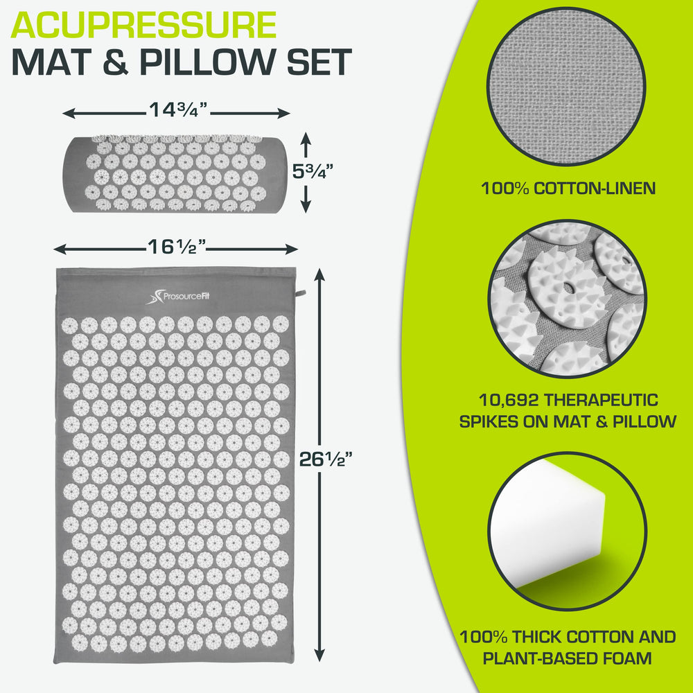 ProSource almohada con detalle de puntas que sostiene cuello y libera tensión